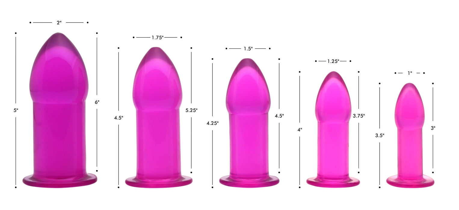 5 Piece Anal Trainer Set - Purple