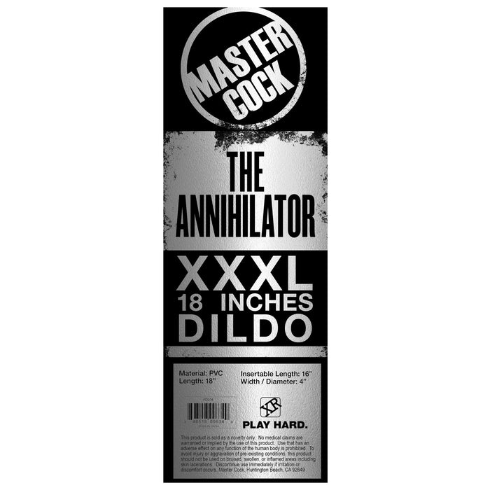 The Annihilator XXXL 18 Inch Dildo