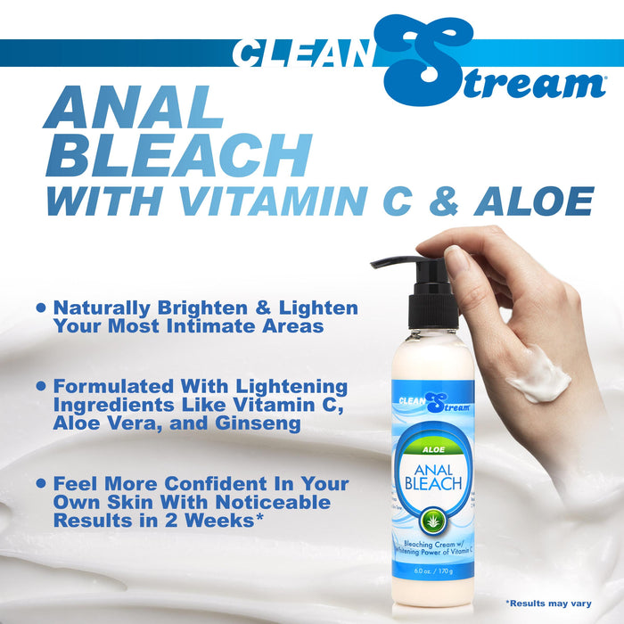 Anal Bleach with Vitamin C and Aloe- 6 oz