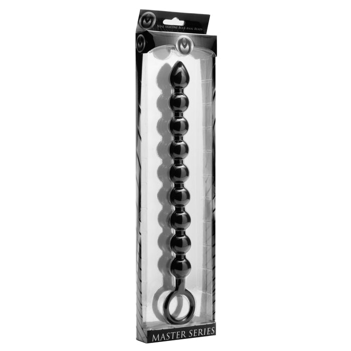 Pathicus Nine Bulb Silicone Anal Beads