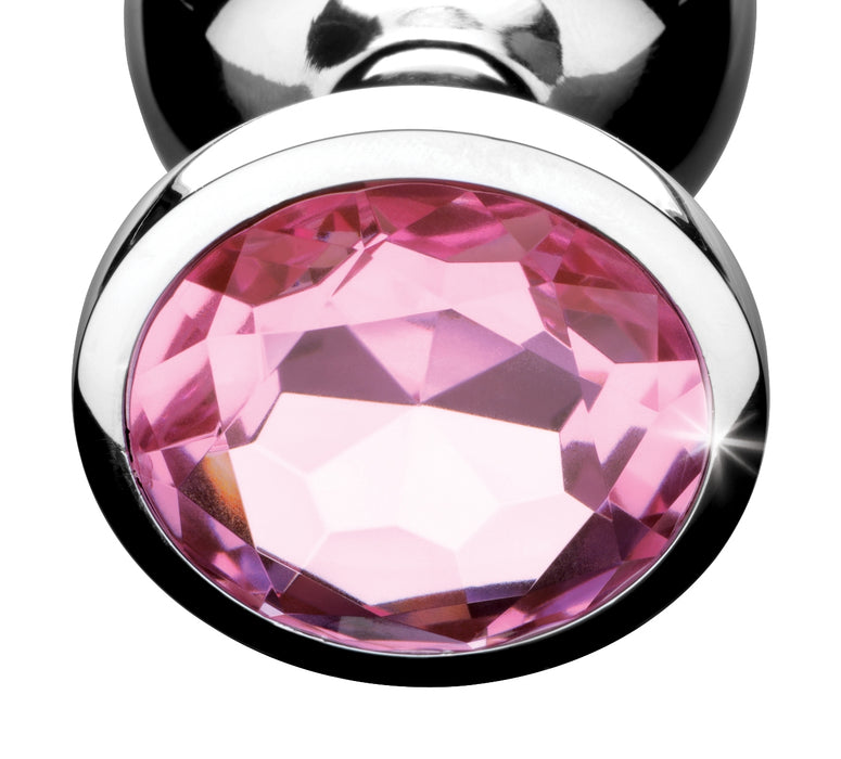 Pink Gem Anal Plug- Small