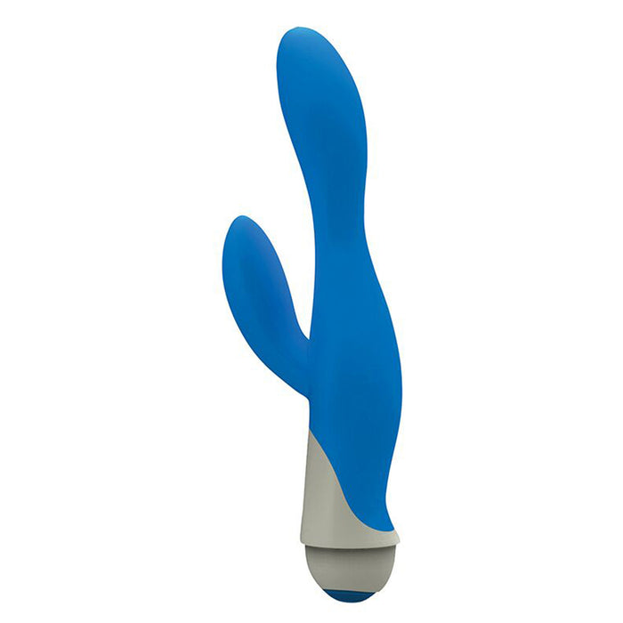 Serena 7 Speed Silicone Rabbit Vibe- Blue