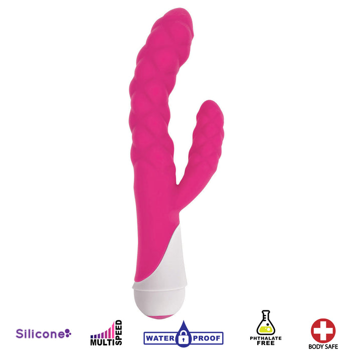 Ellen 20x Silicone Vibrator – Pink