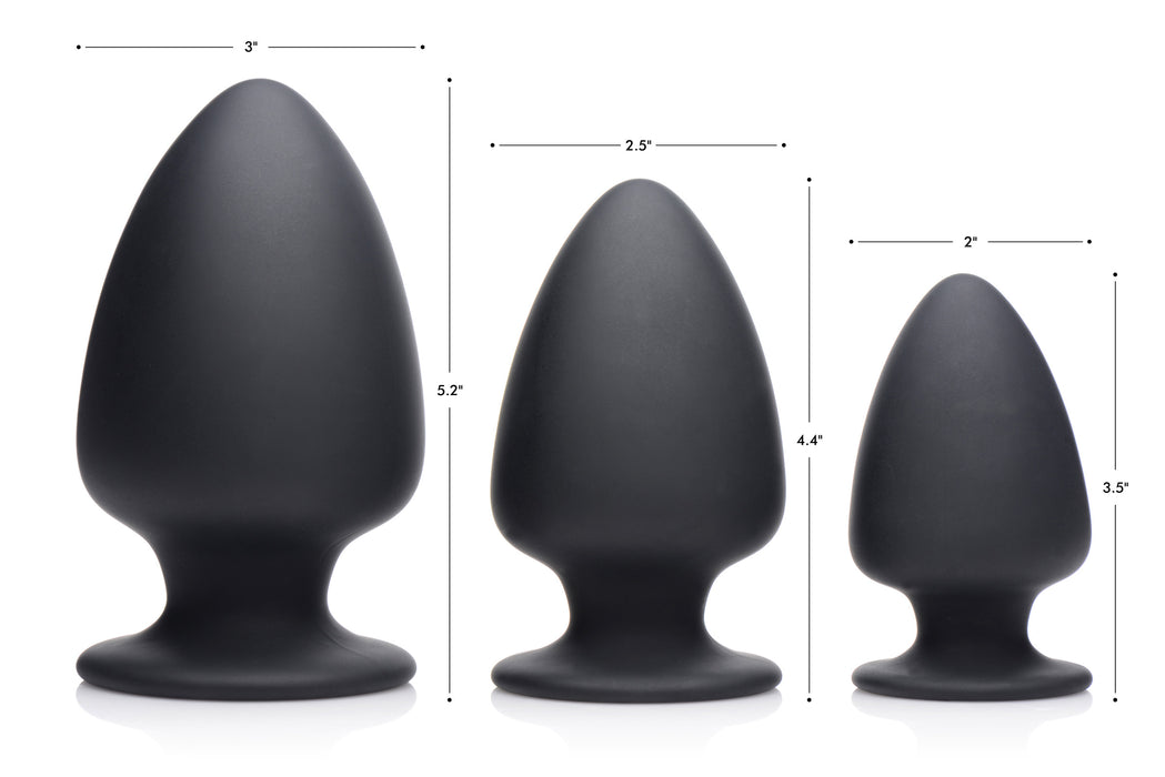 Squeezable Silicone Anal Plug - Large