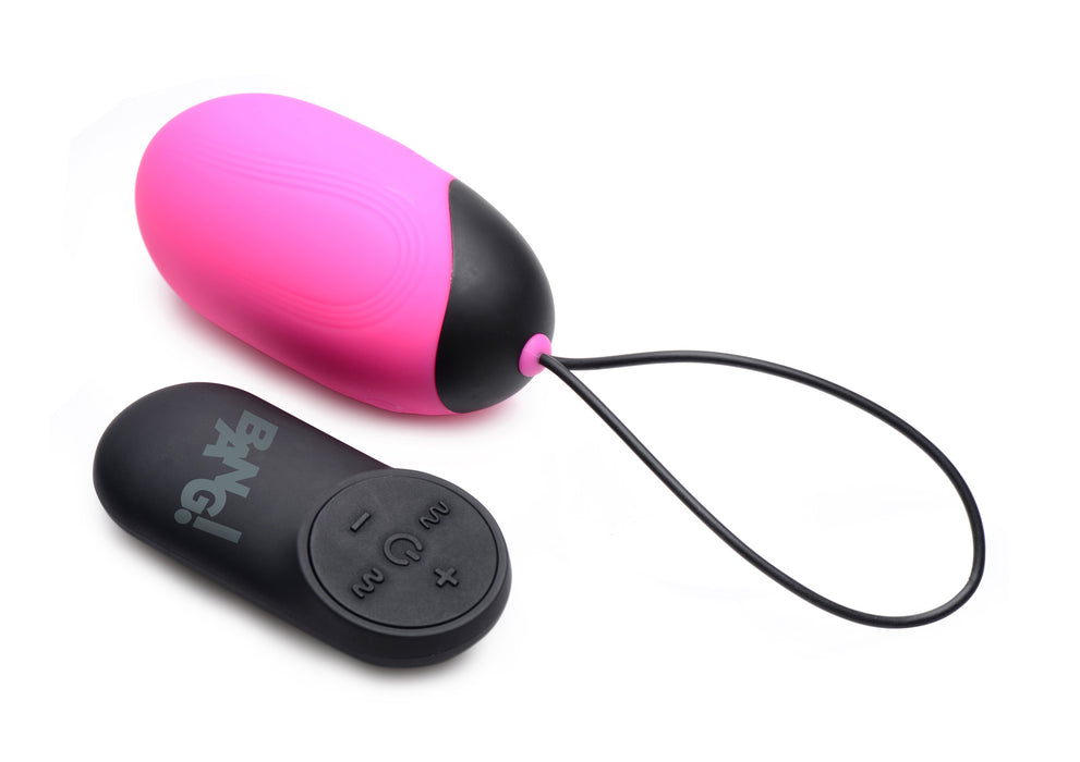 XL Silicone Vibrating Egg - Pink