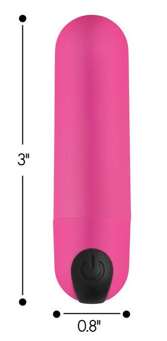 Vibrating Bullet with Remote Control - Pink